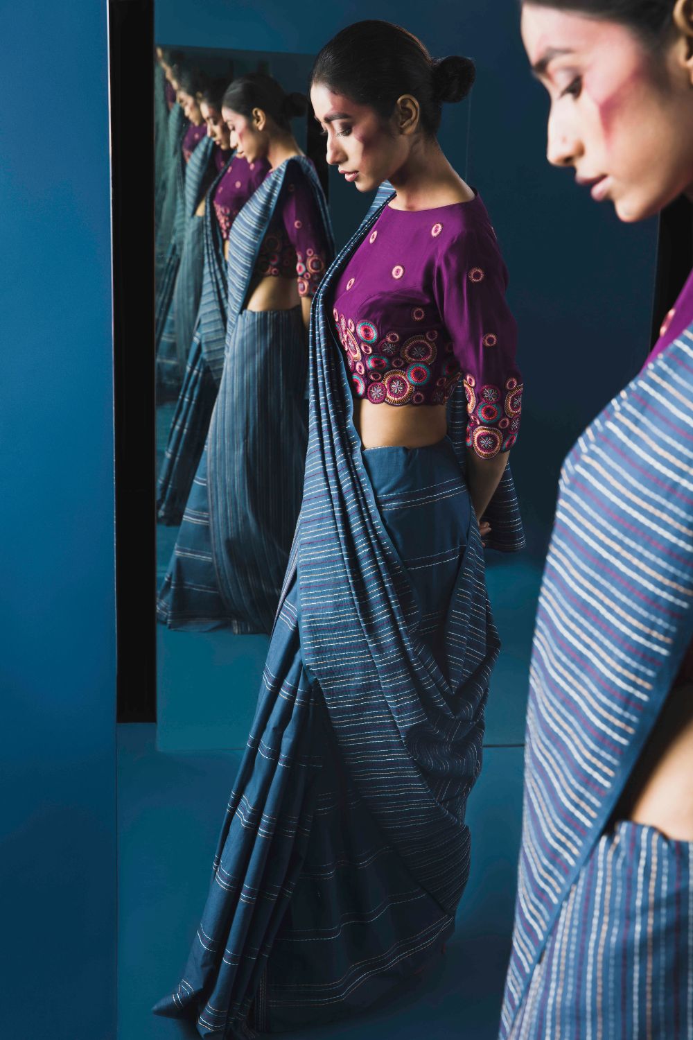 Two Piece Interchangeable Saree