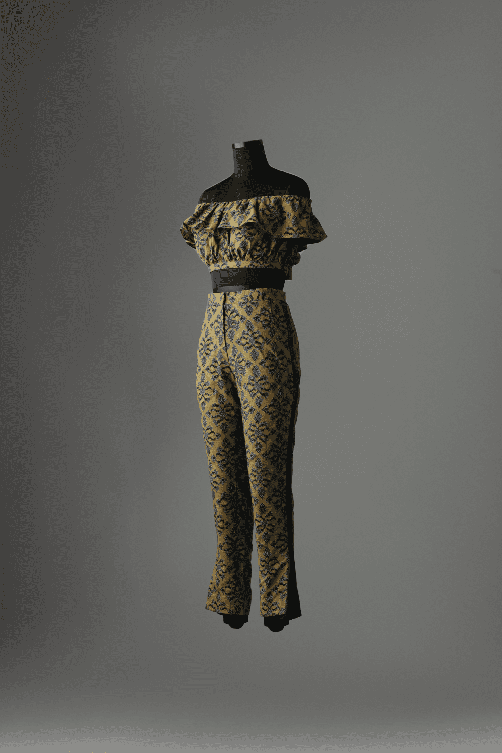 Frilled Ajrakh Co-ord Set