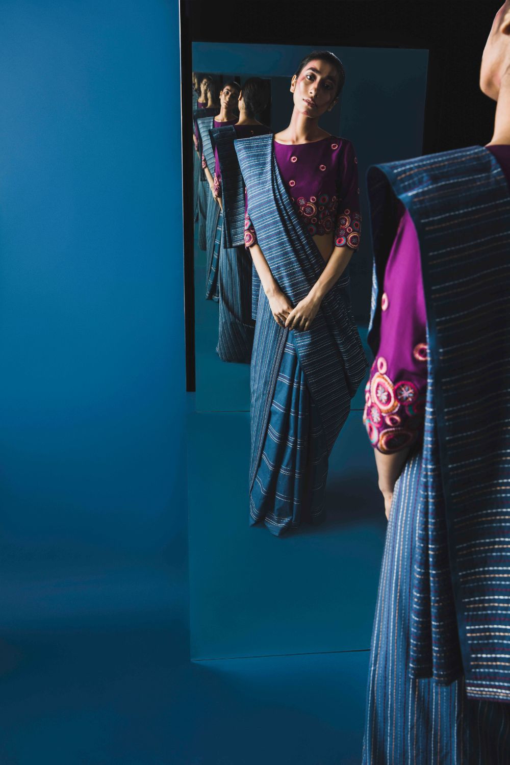 Two Piece Interchangeable Saree