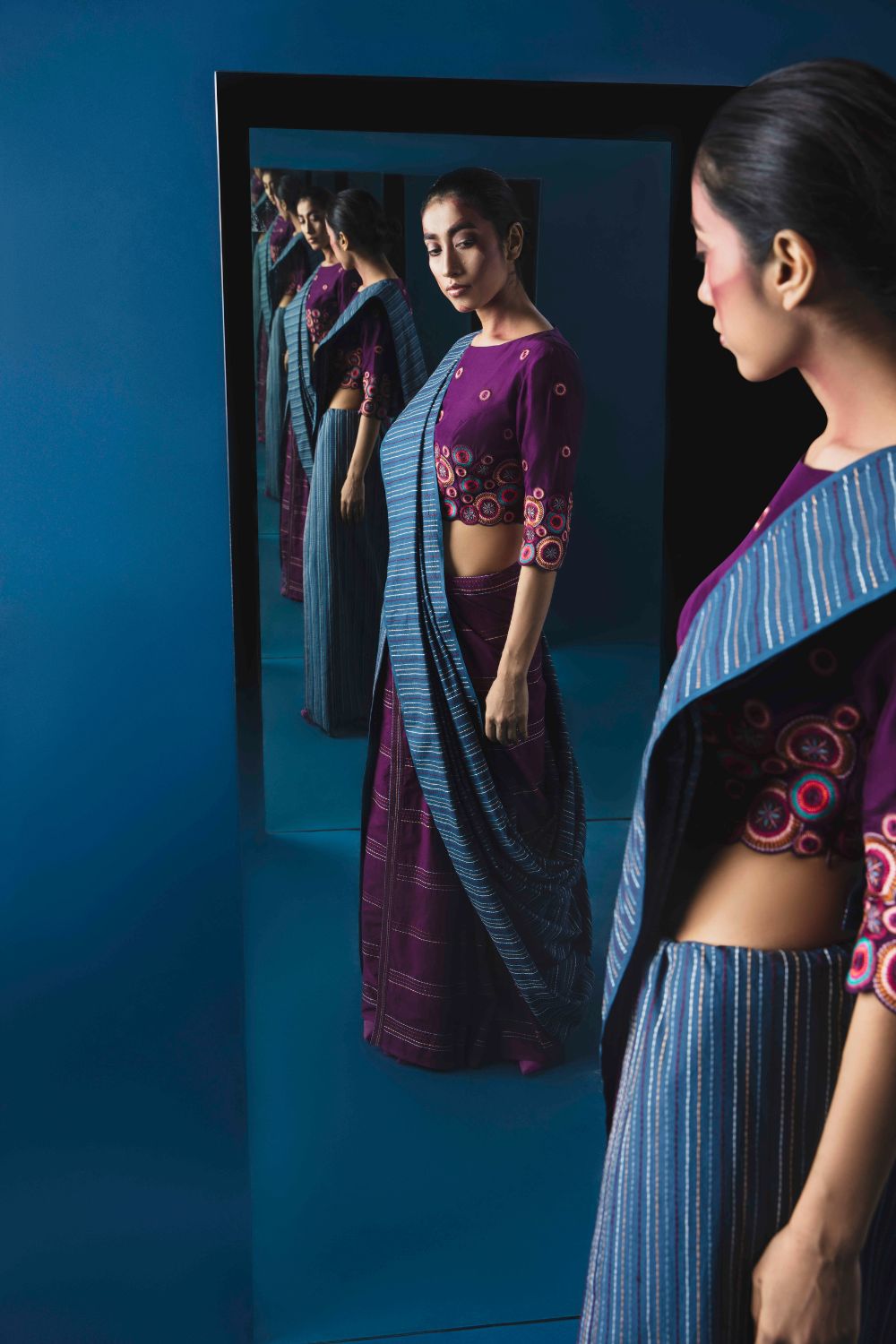 Two Piece Interchangeable Saree