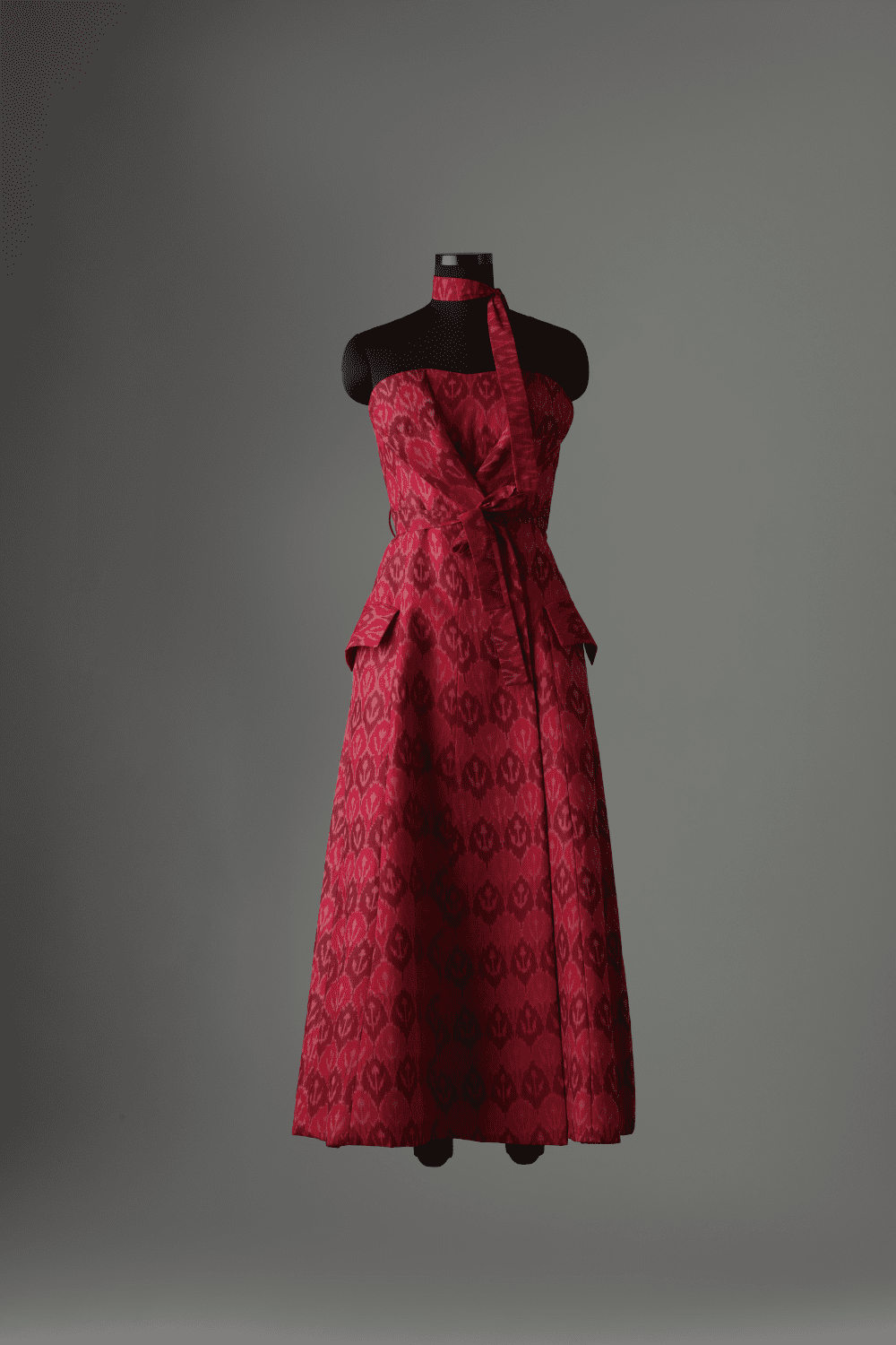 Elegant Ikat Gown