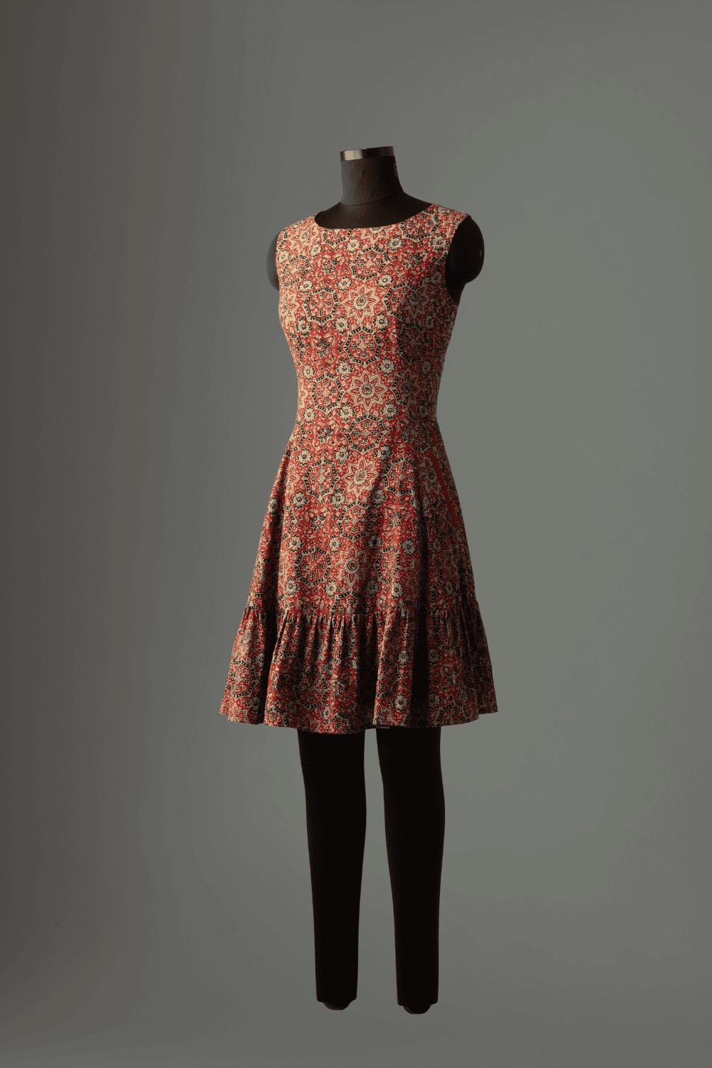Frilled Ajrakh Charm