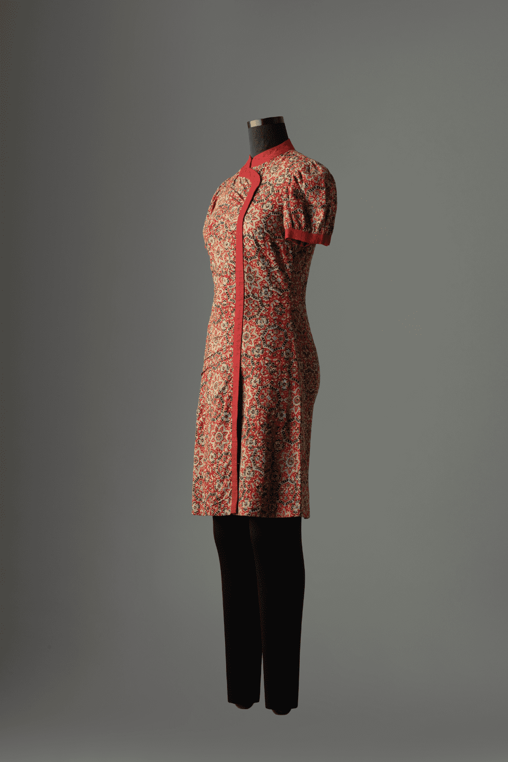 Chic Ajrakh Chinese Elegance