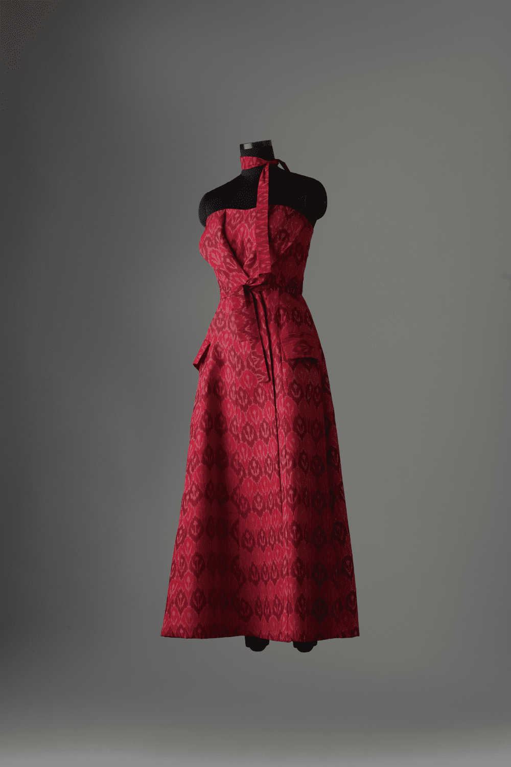 Elegant Ikat Gown