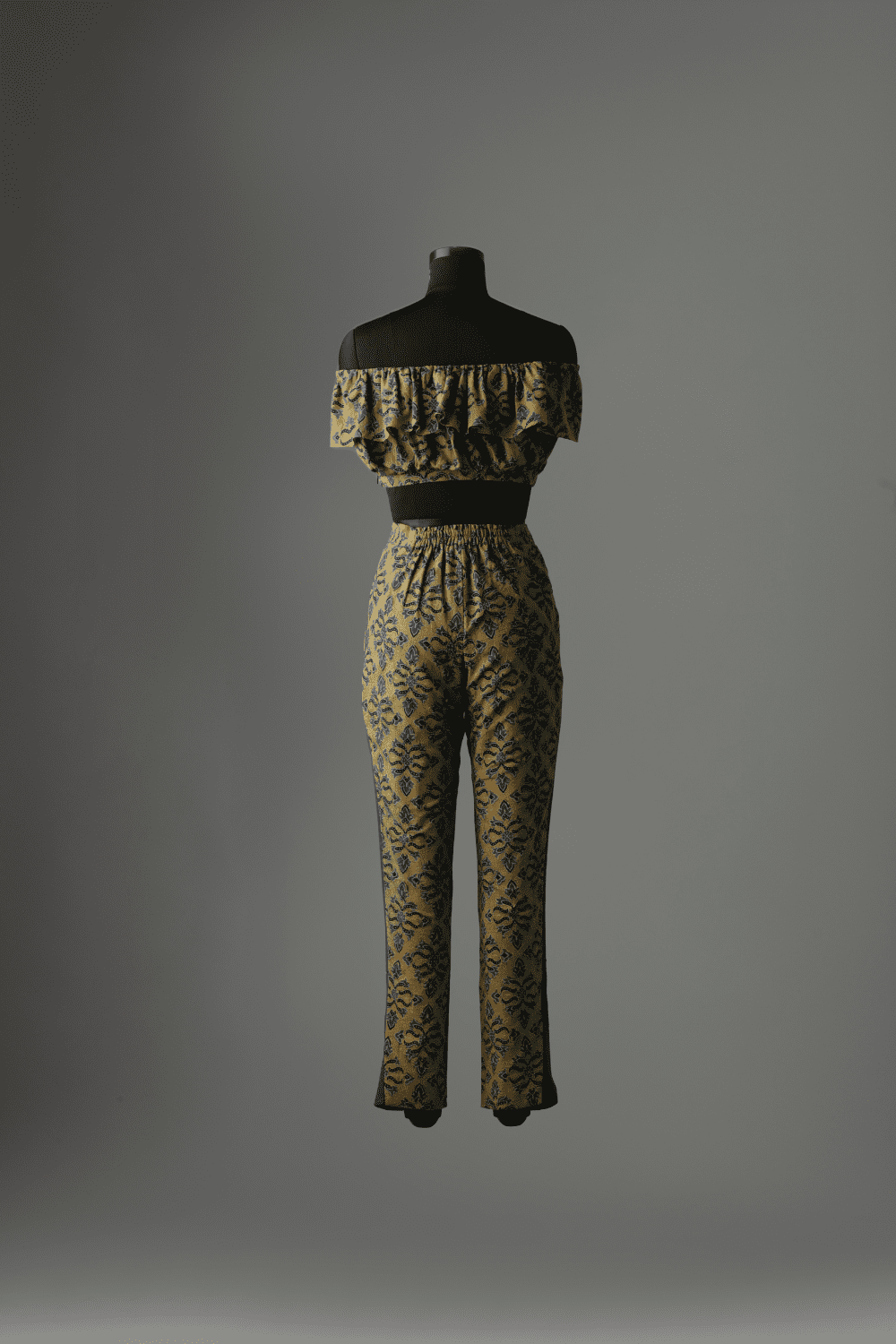 Frilled Ajrakh Co-ord Set