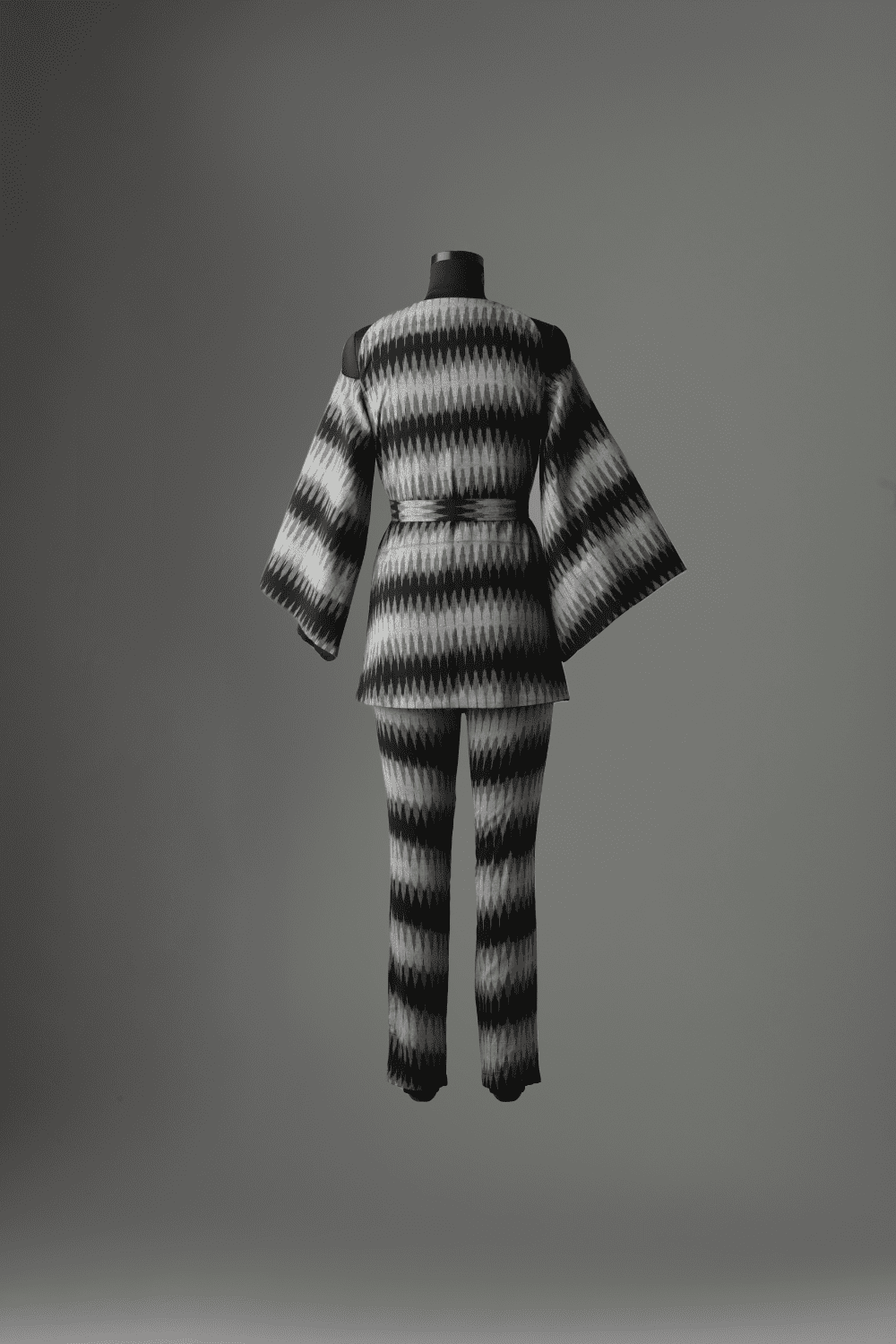 Ikat Cutout Suit