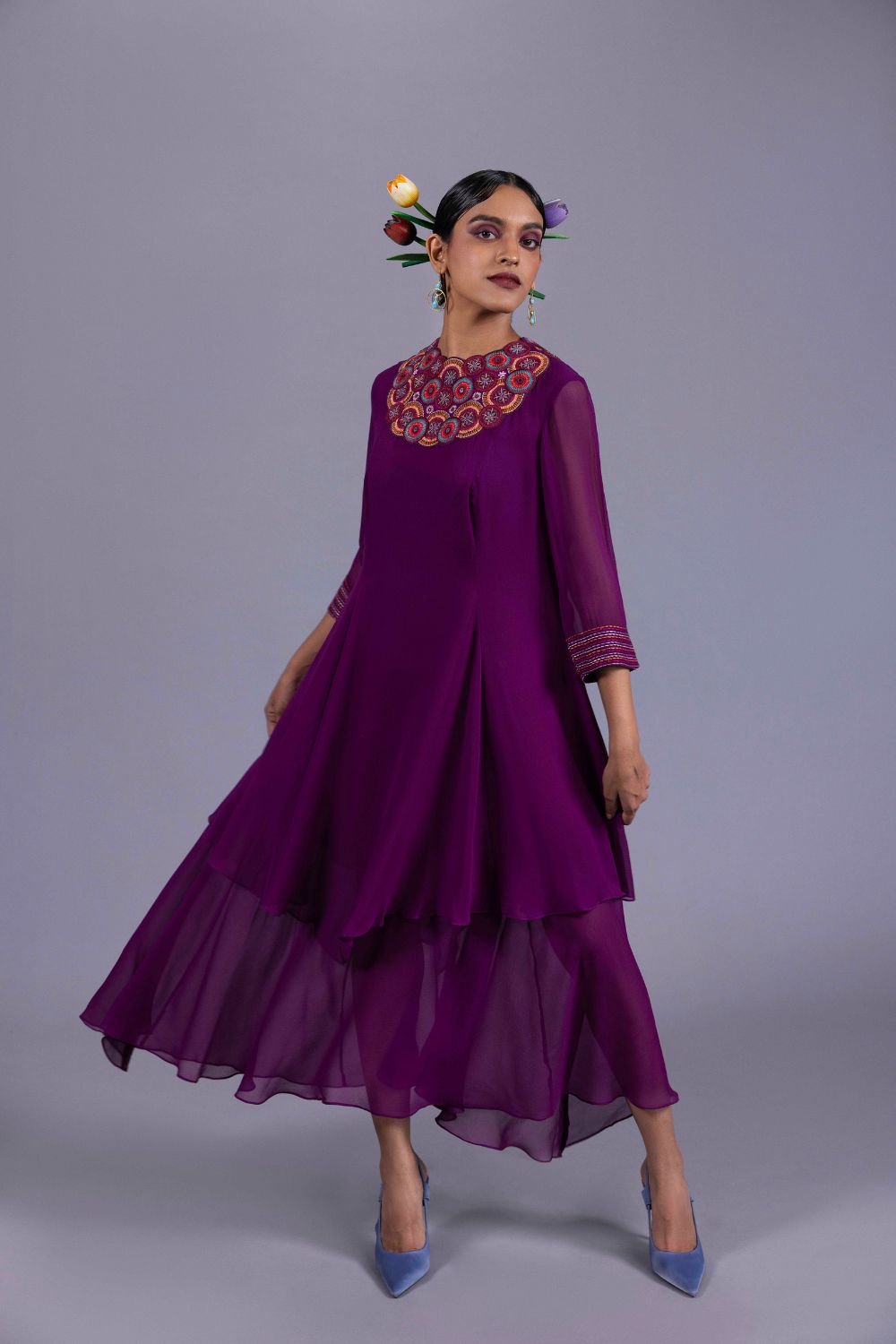Asymmetric Layered Tunic