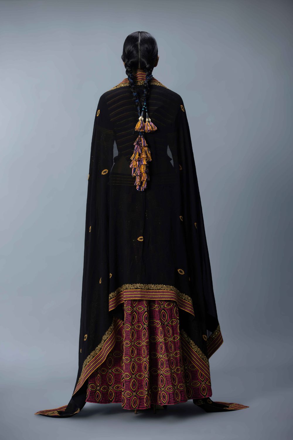 Embroidered Lehenga With Blouse And Dupatta