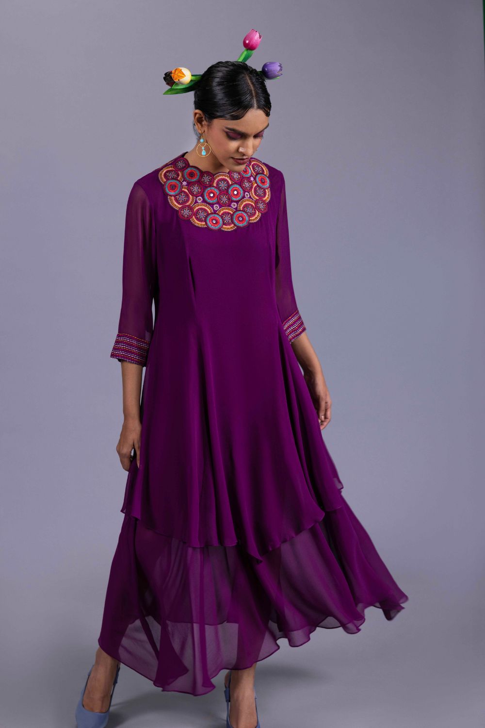 Asymmetric Layered Tunic