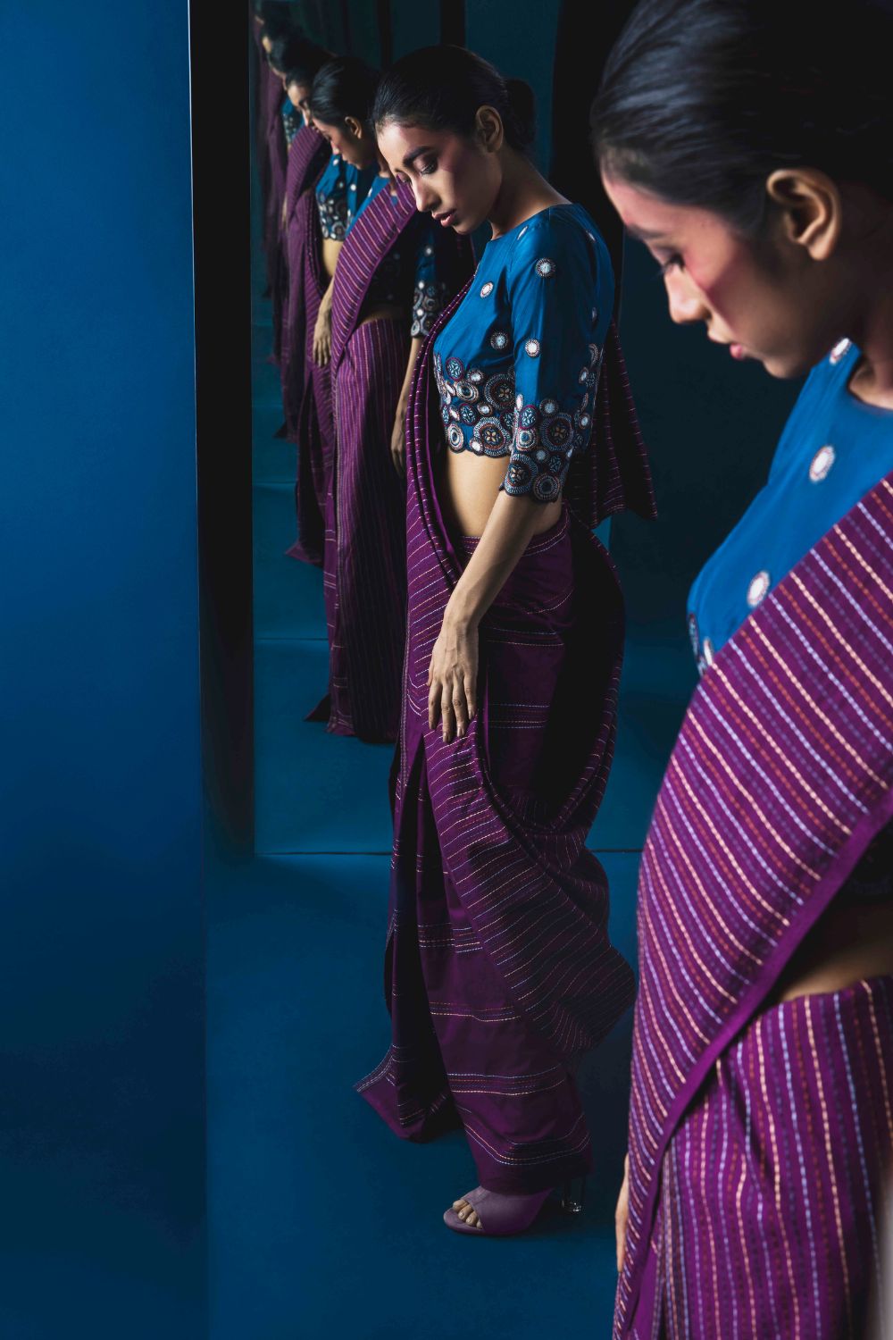 Two Piece Interchangeable Saree