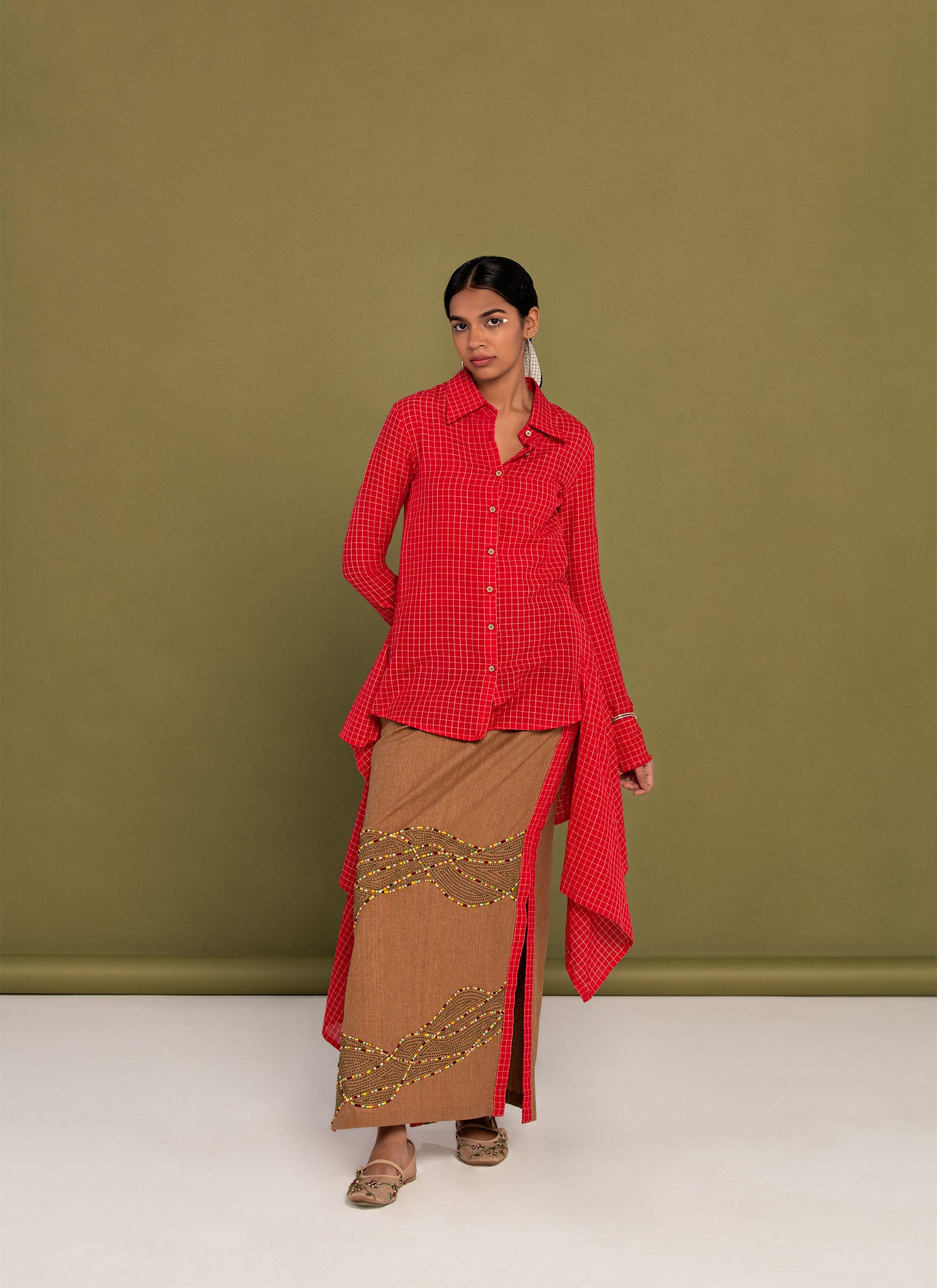 Harini top and skirt set